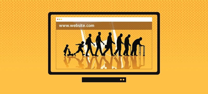average lifespan of a website design