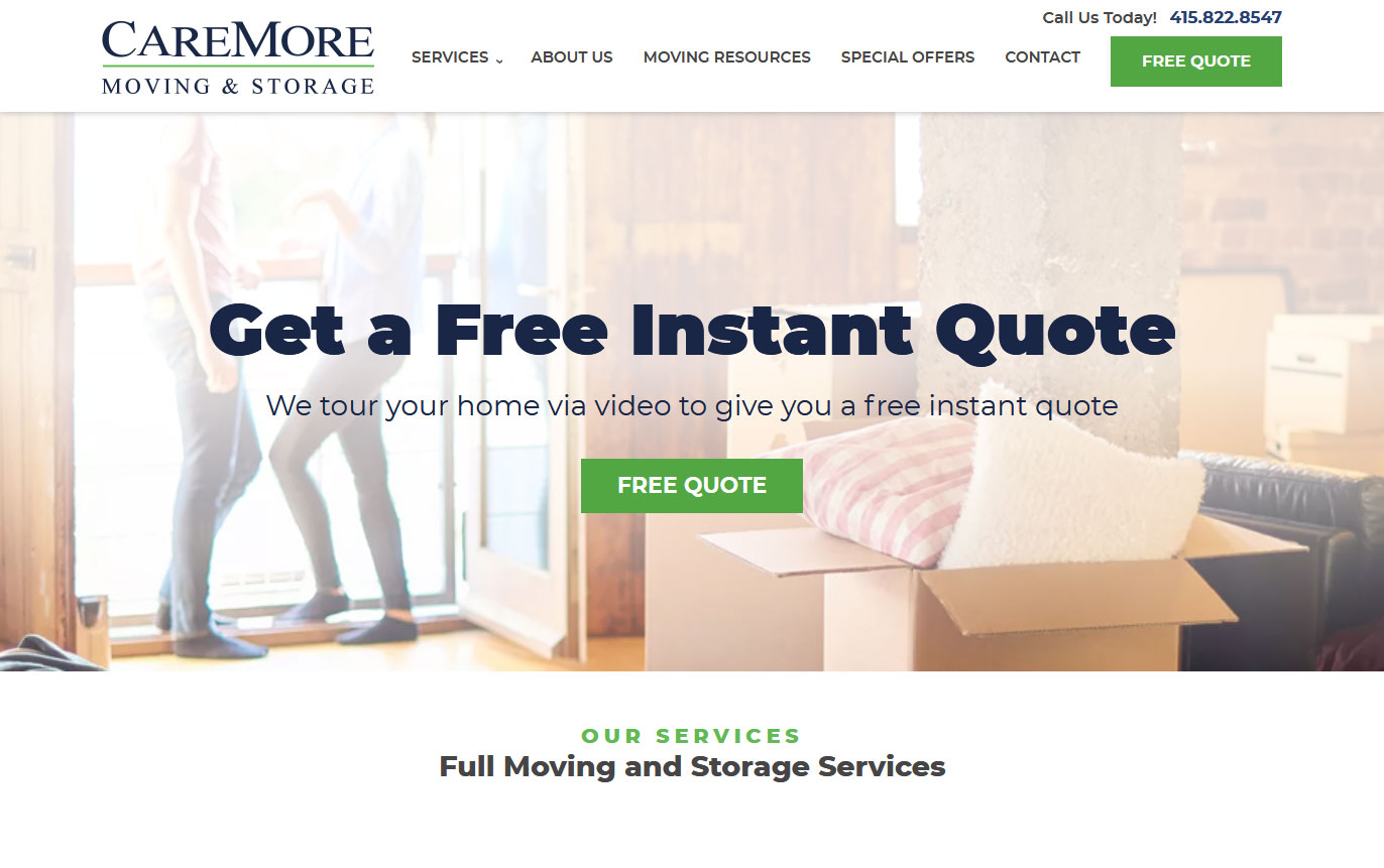 best moving company websites