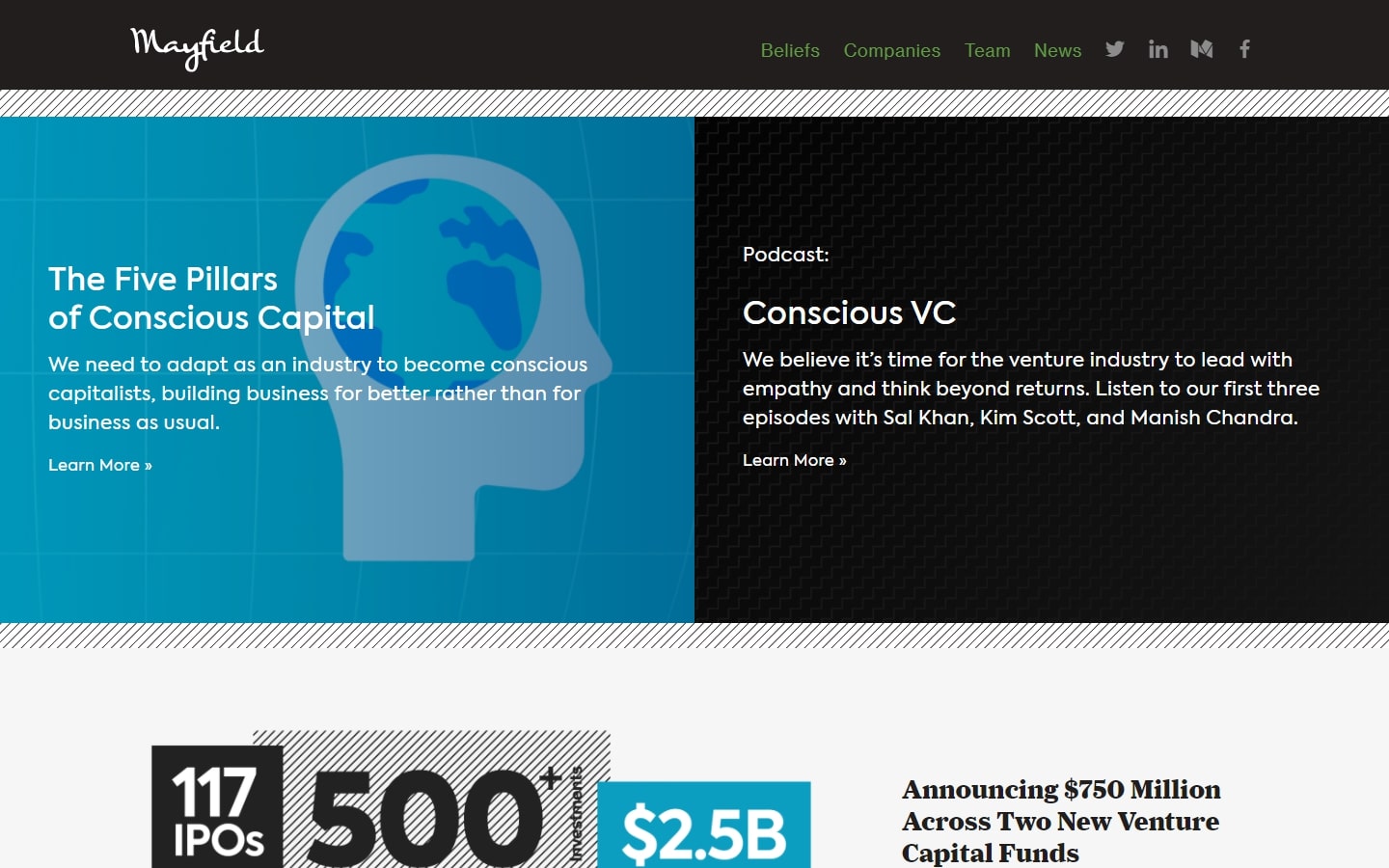 Venture Capital site sample