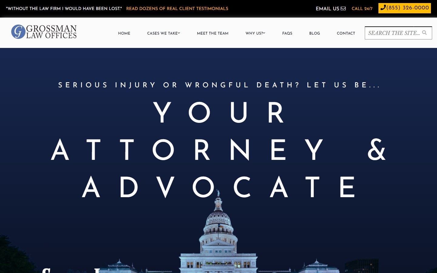 best personal injury lawyer websites