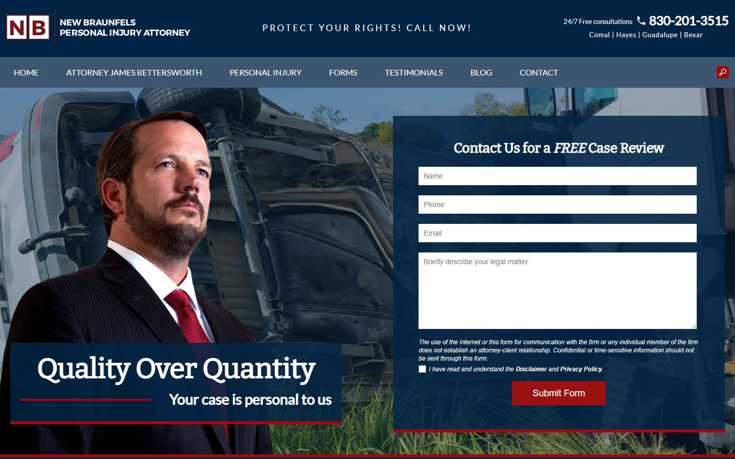 websites for personal injury lawyers