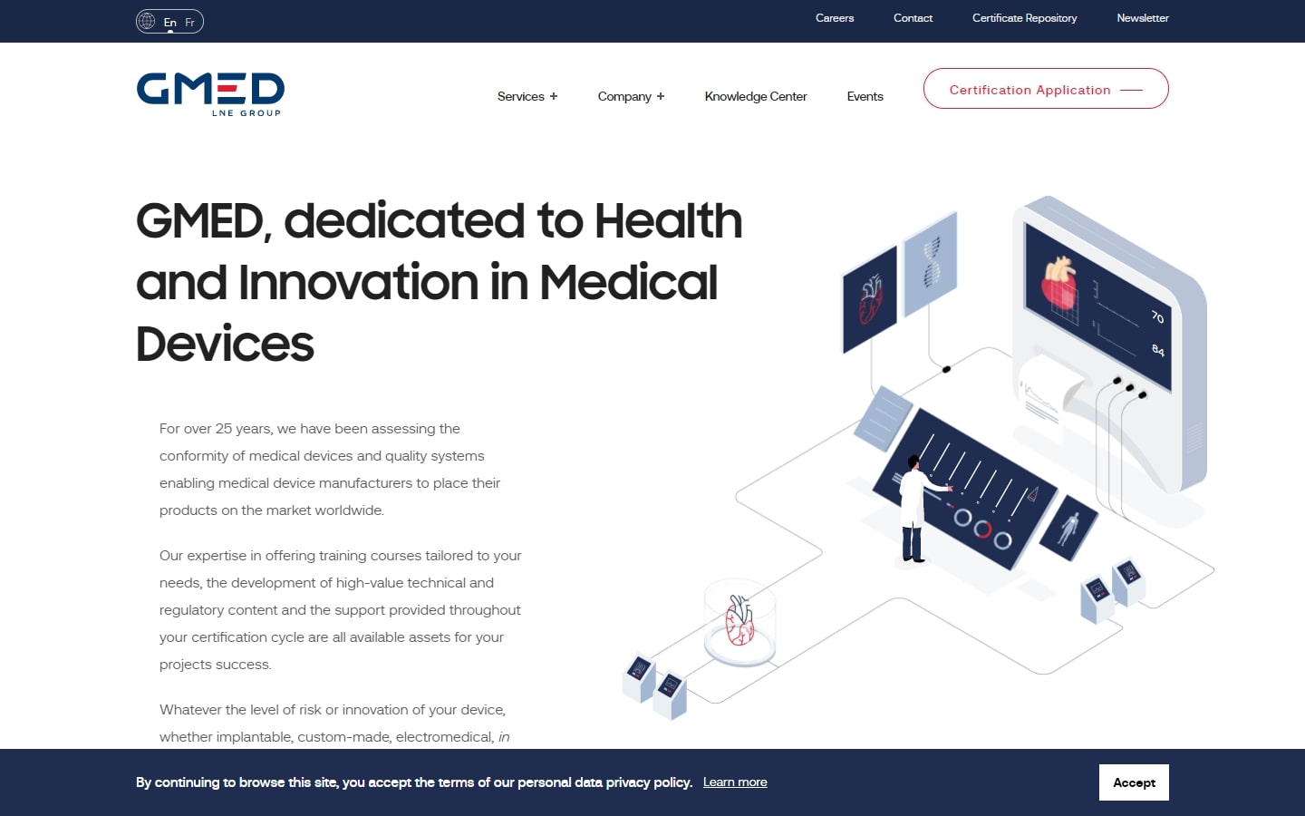 medical web design