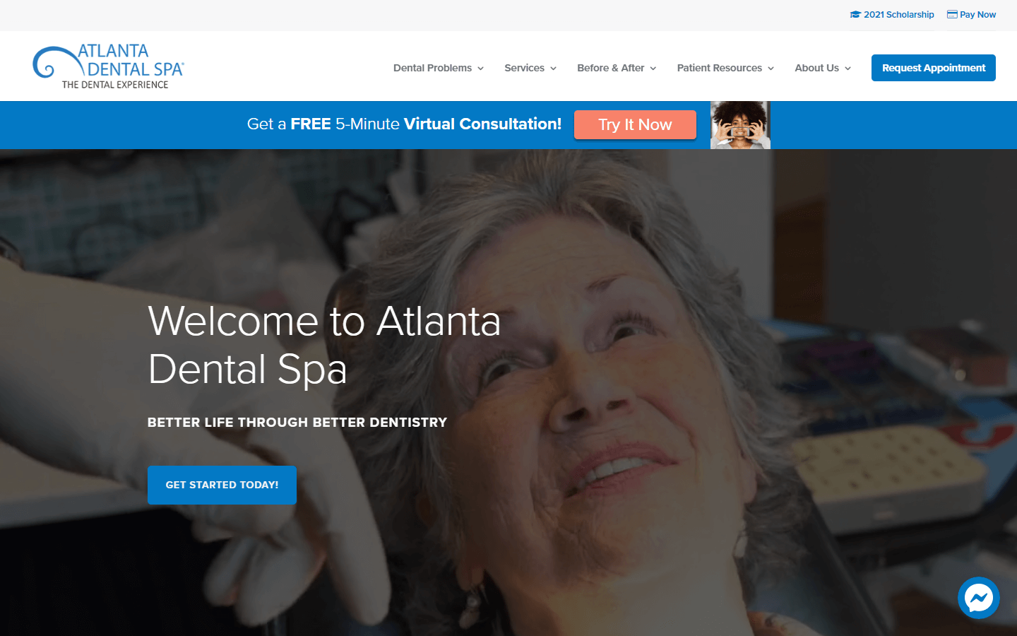 Happy — modern website from scratch for the dental company