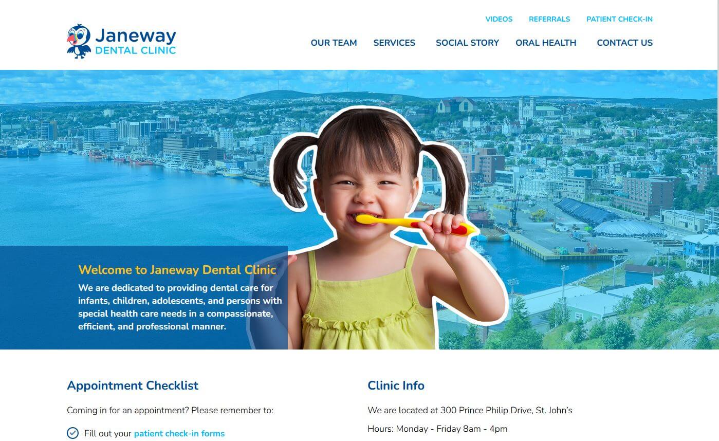 family dentistry website design