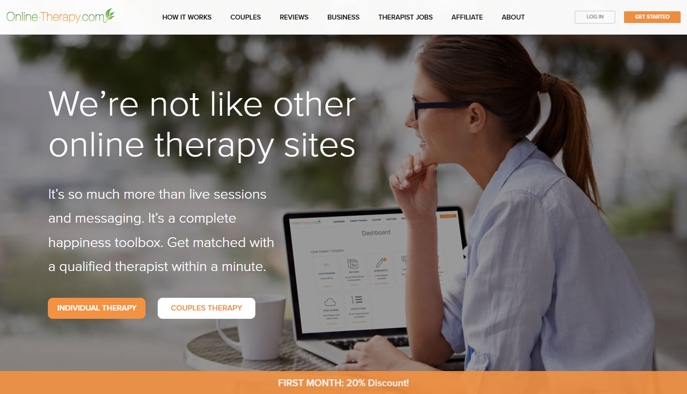 online therapist website