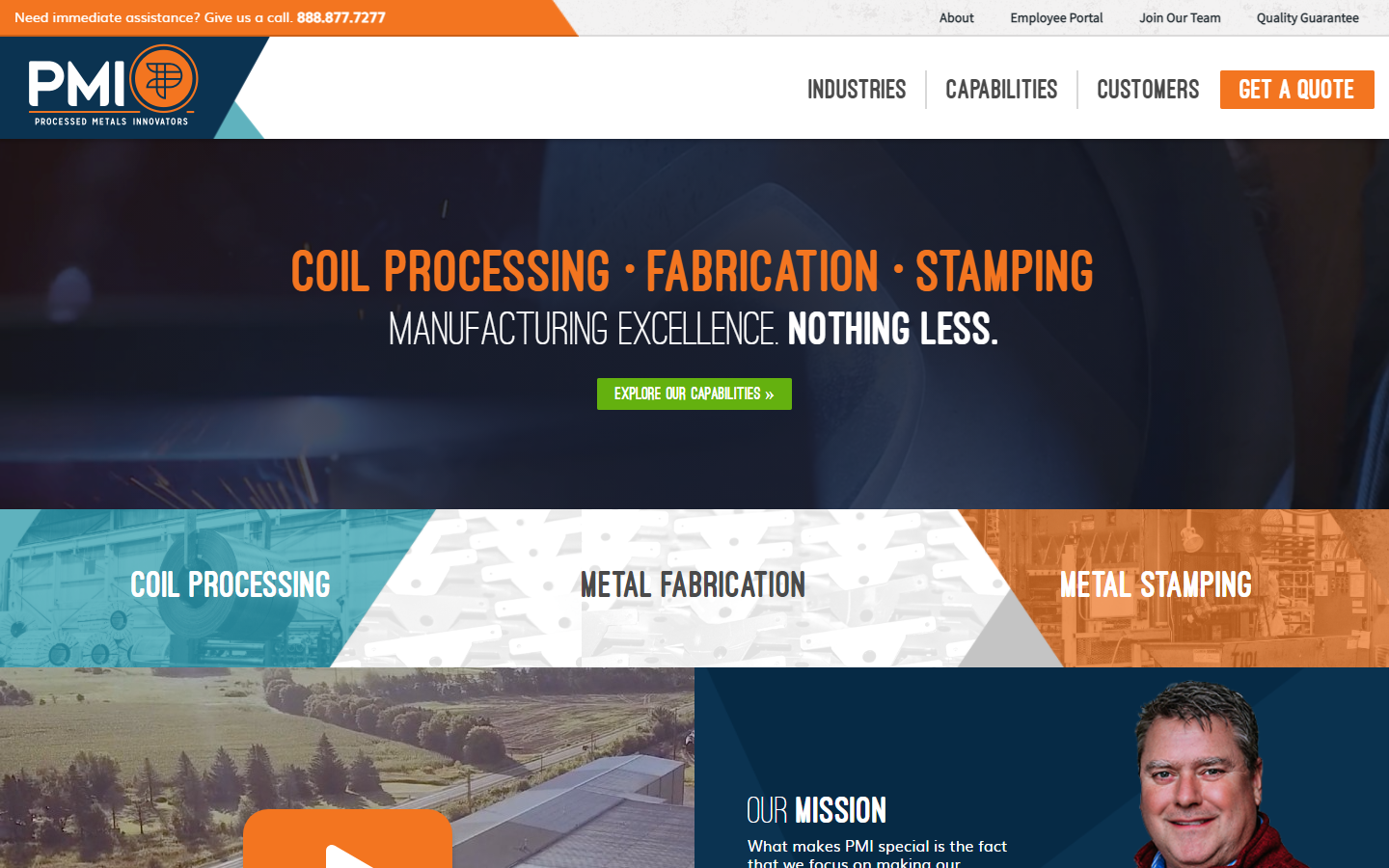 Manufacturing Websites