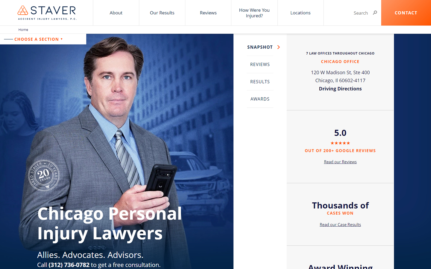legal websites design
