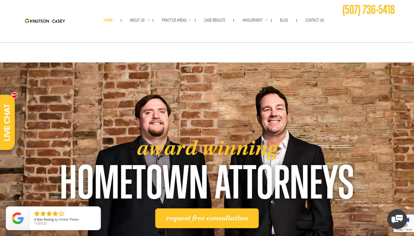 criminal defense law firms website design 