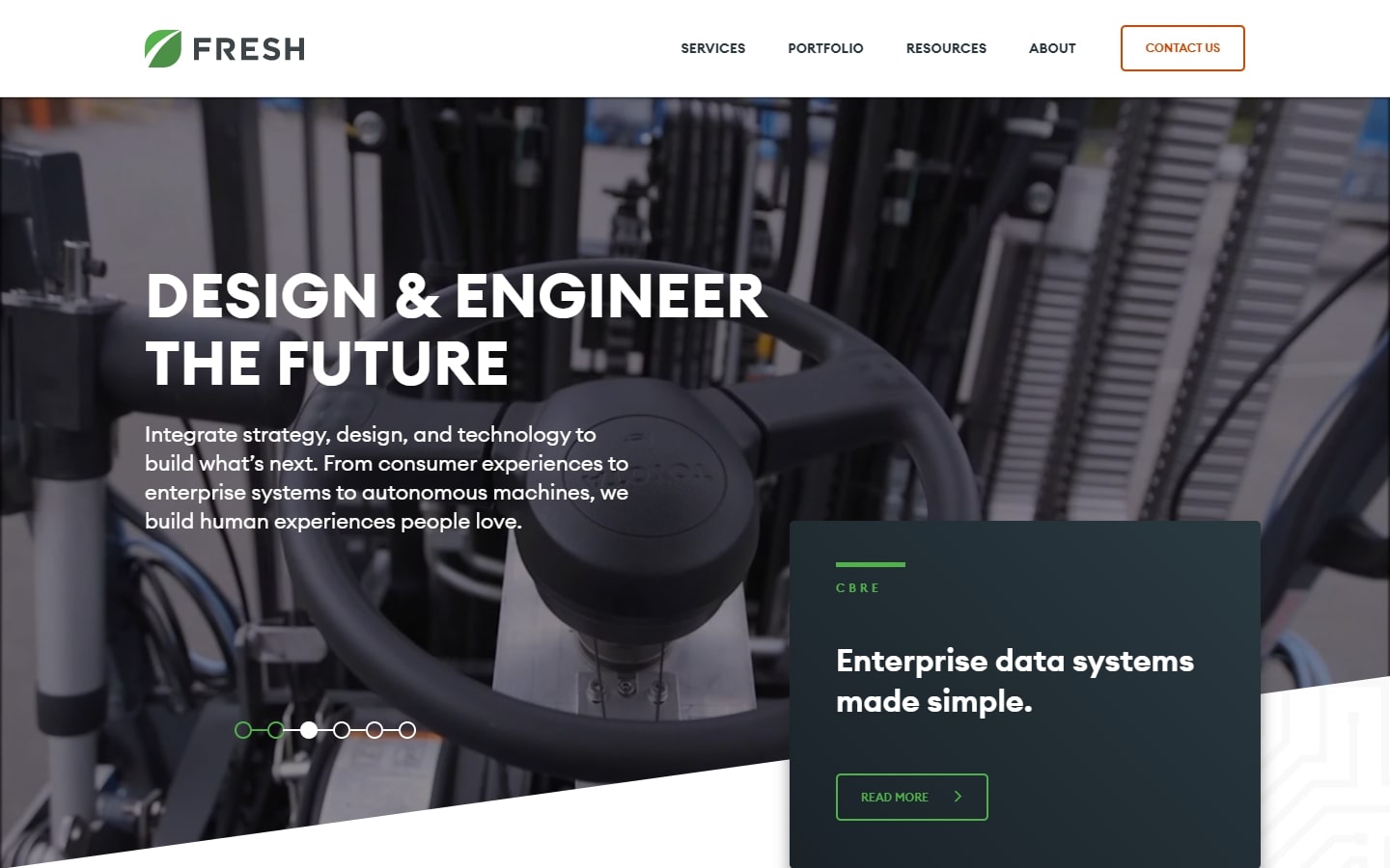 Website of Fresh Consulting
