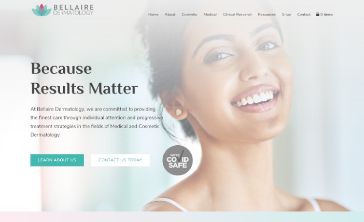 Bellaire Dermatology Website