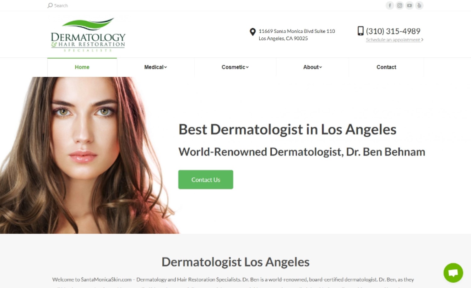dermatologist websites
