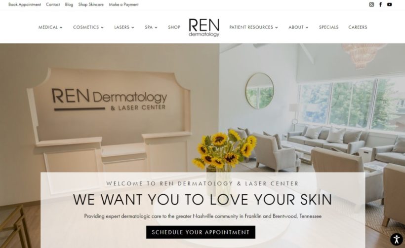 Best Dermatologist Websites San Francisco Web Design