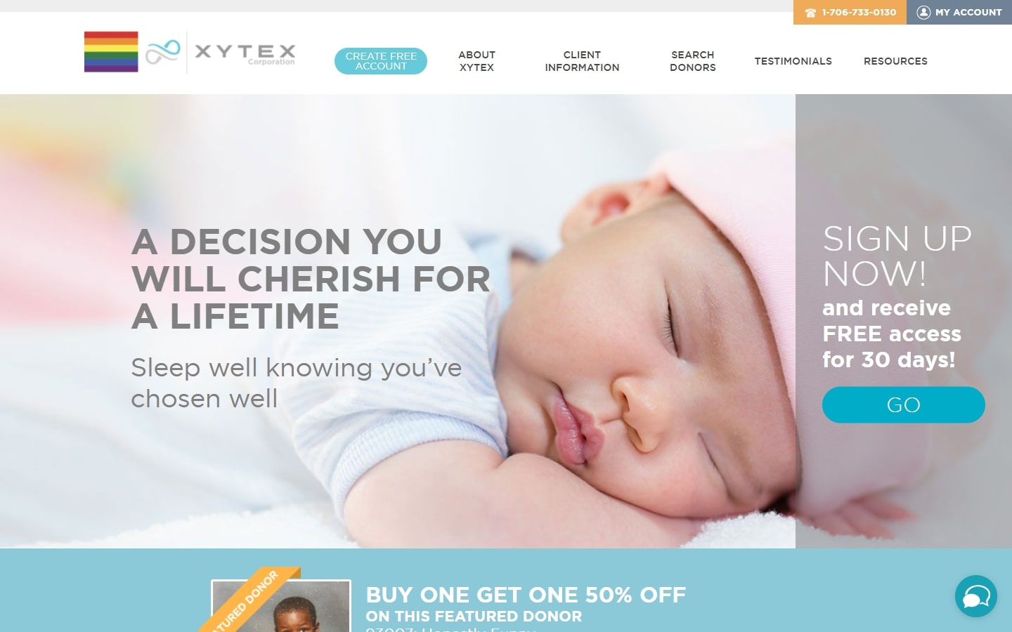 Xytex biotech web site