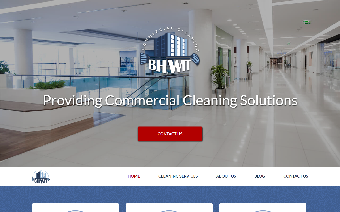 cleaning services website