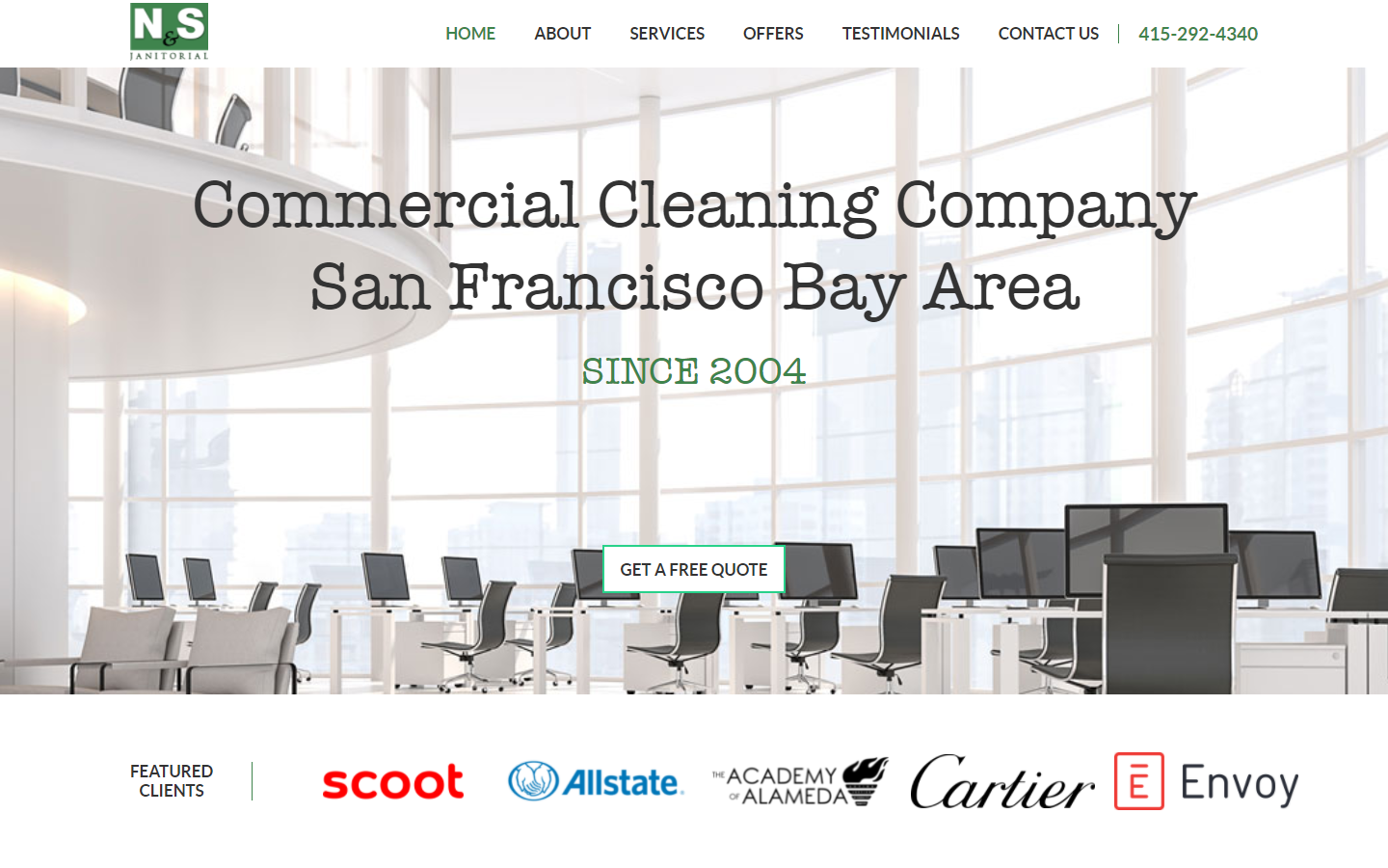 website for cleaning services