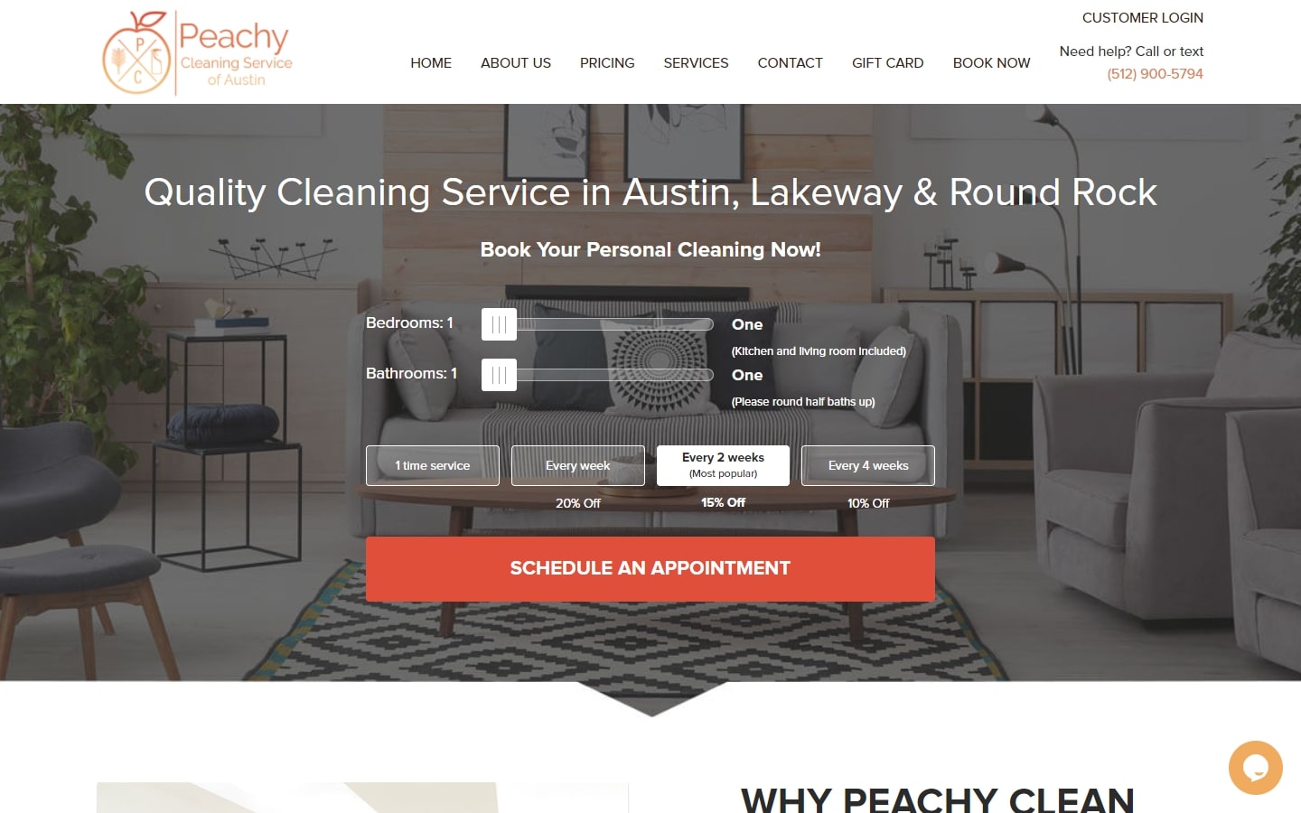 website for cleaning business