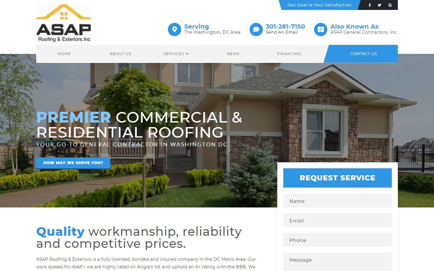 SAP Roofing and Exteriors