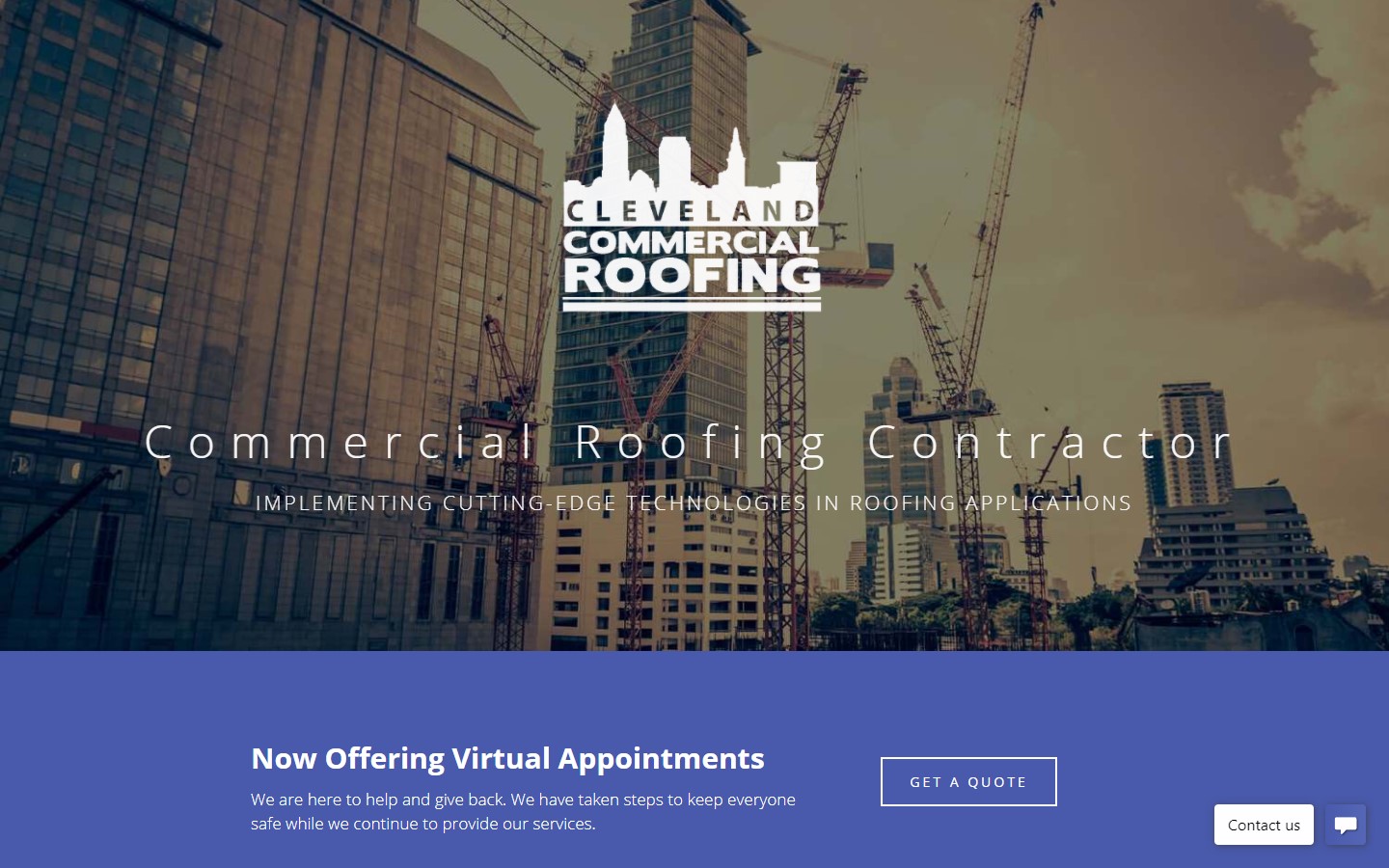 roofer website design