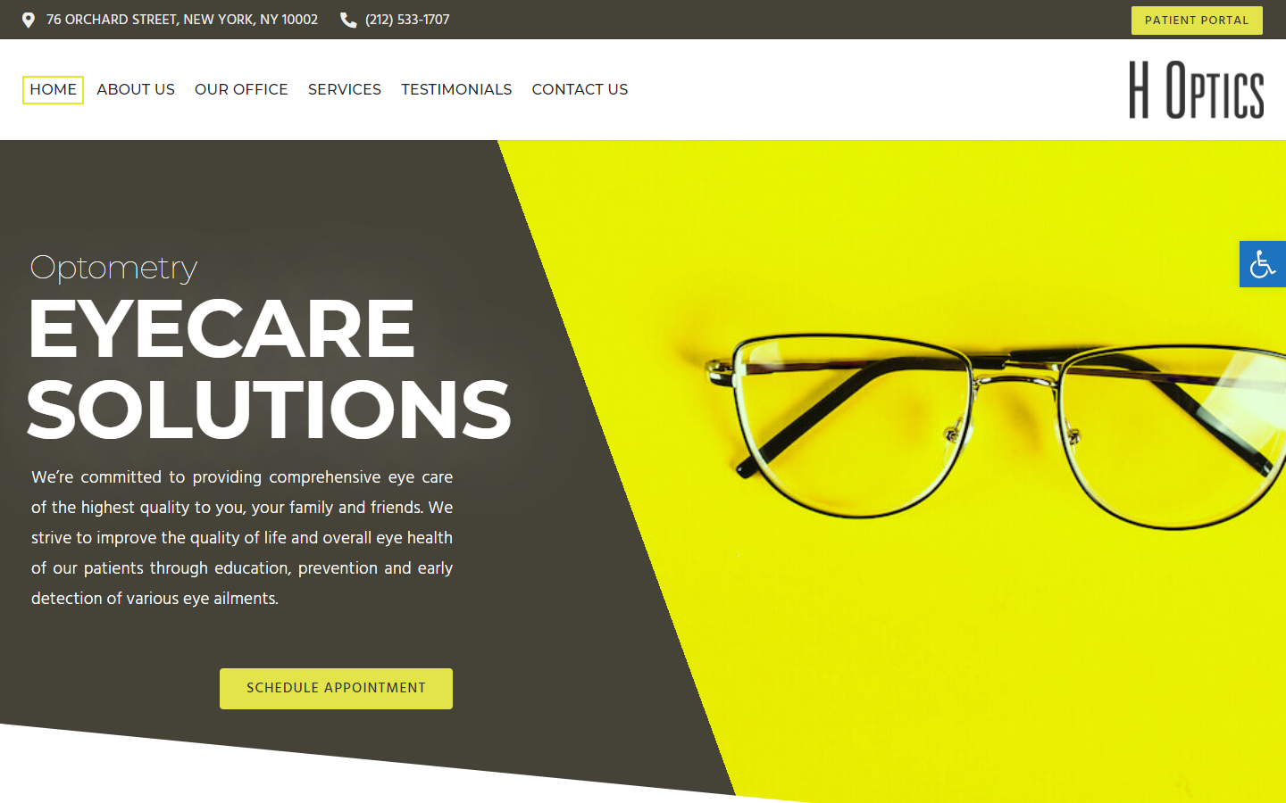 Eye Care Website design