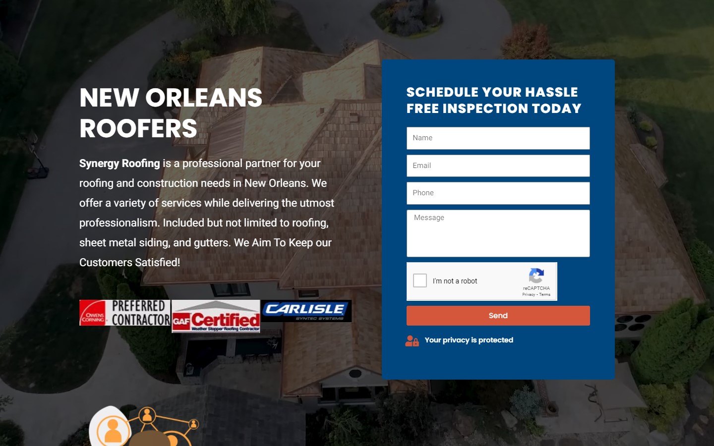best looking roofer websites