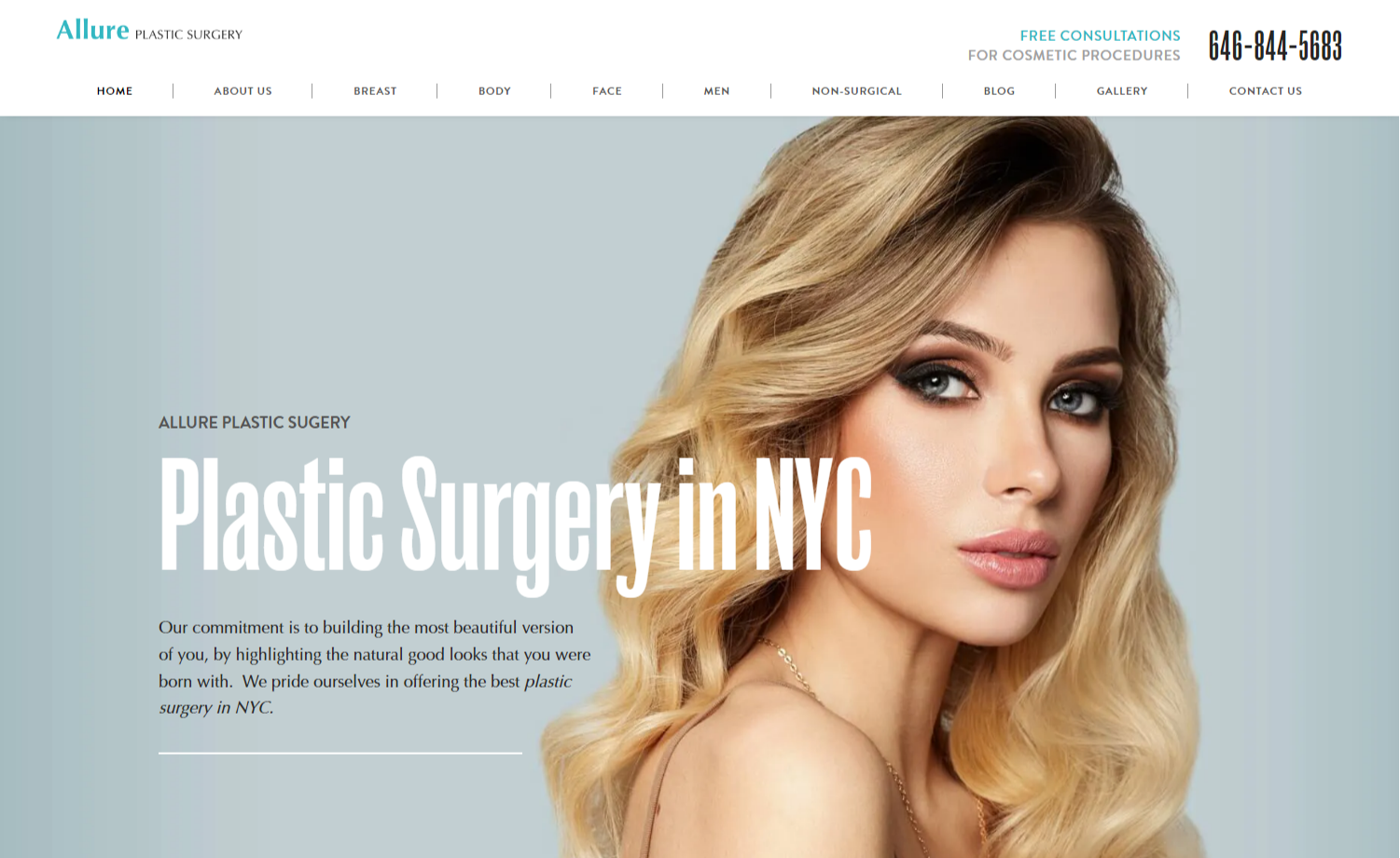 Unique Plastic Surgery Websites