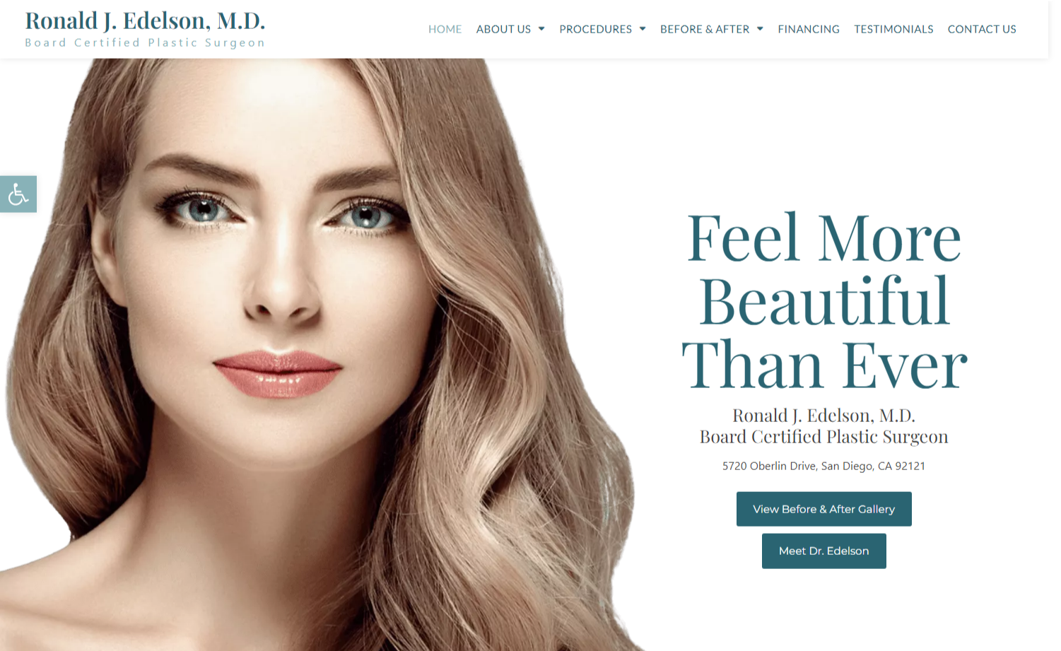 Beautiful Websites for Plastic Surgery