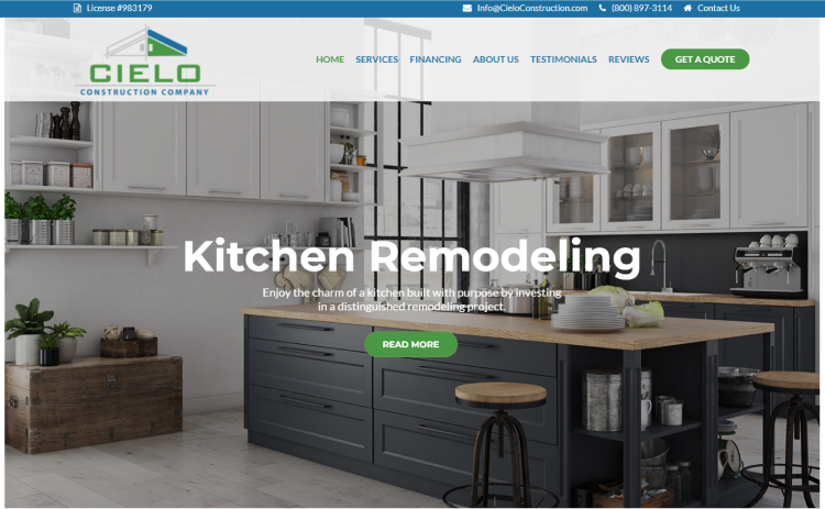 Contractor Website Design