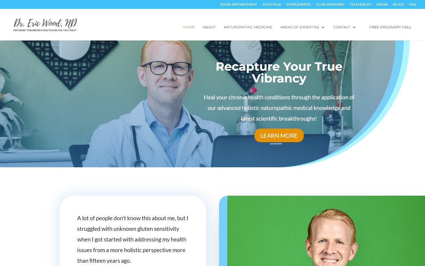 Dermatology Doctor Website Design