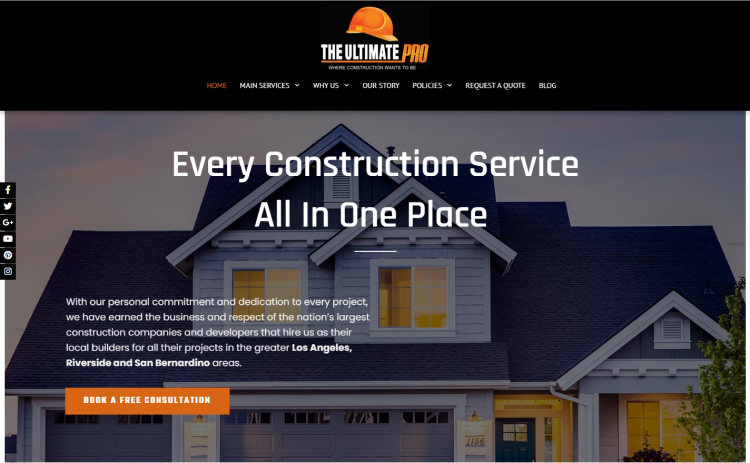 Well-Designed General Contractor Websites