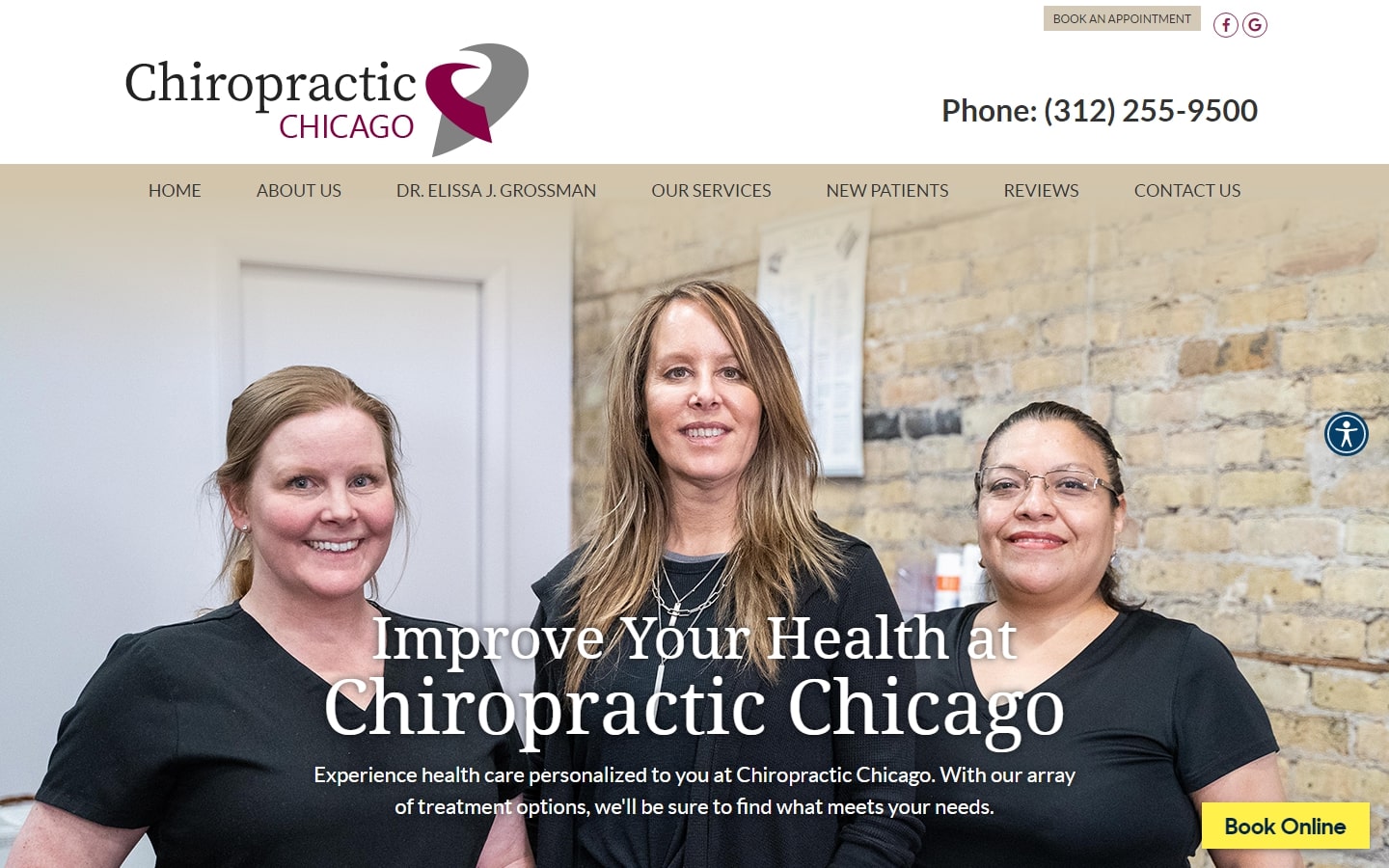 Chiropractic Website Examples