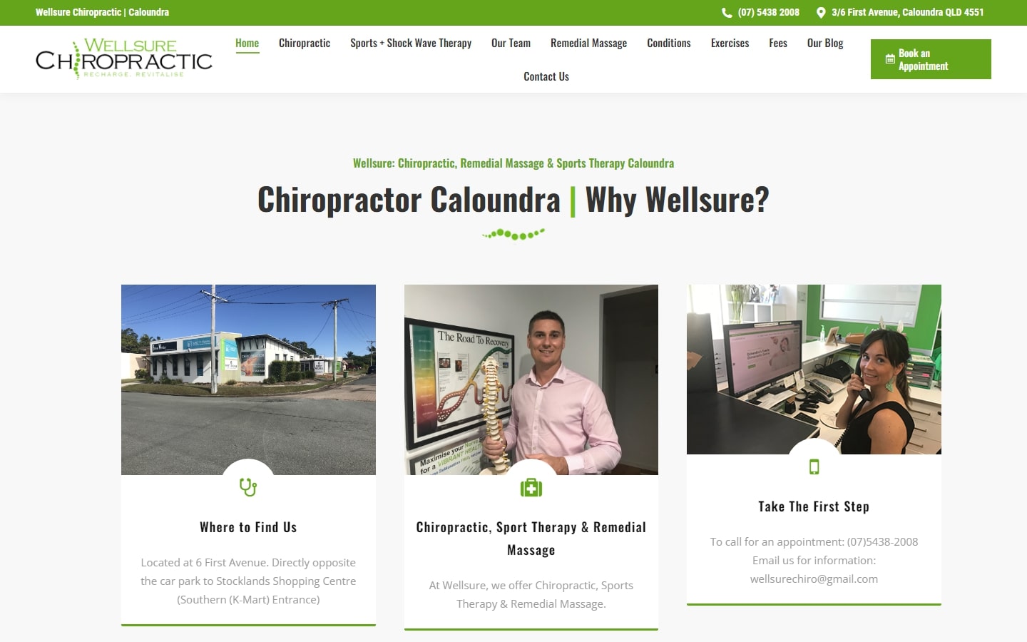 Website for Chiropractic