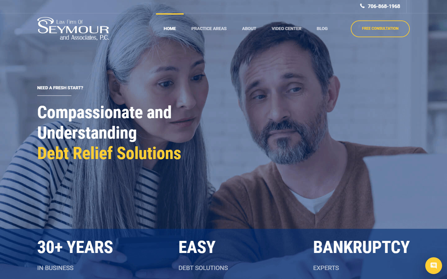 Bankruptcy Lawyer website design