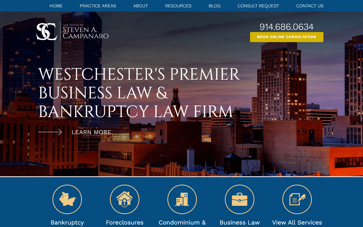 sample bankruptcy lawyers site