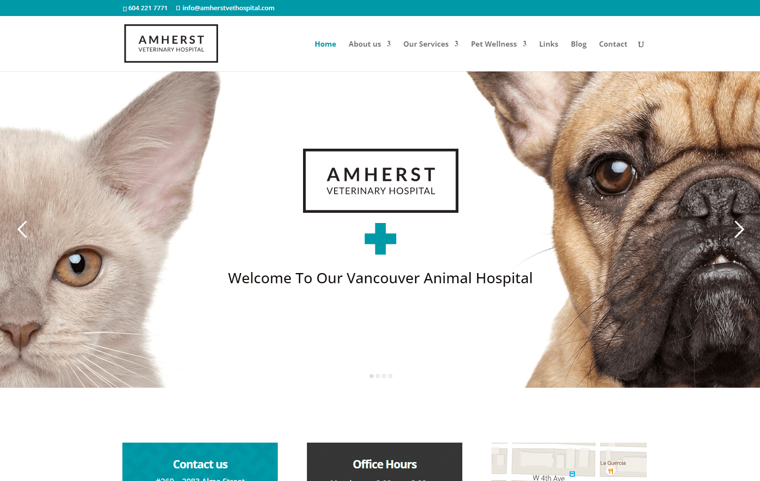 pets wellness website