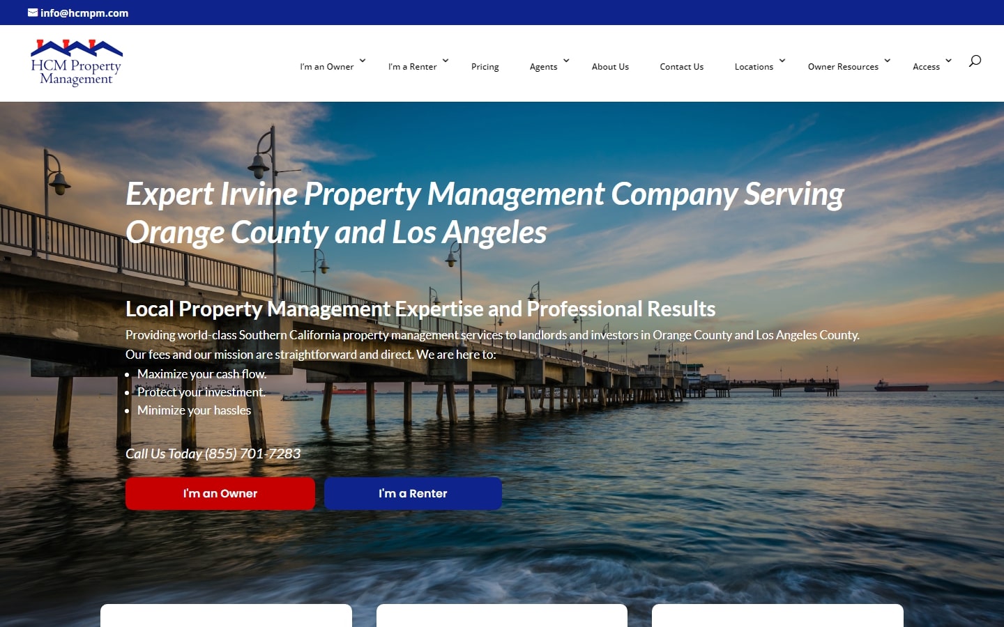 lease and insurance management web design