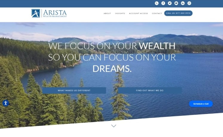 professional and comprehensive website for financial success and prosperity
